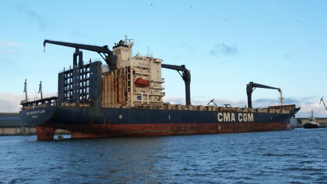 CMA CGM Fort Saint Louis - Penhoet - 02 fevrier 2013 (03).JPG